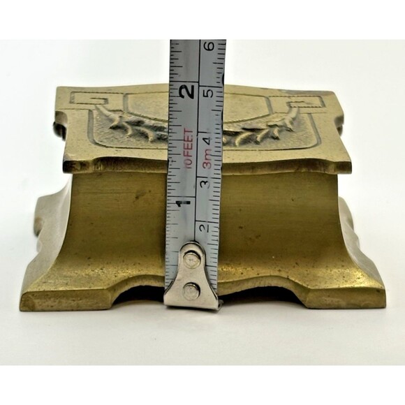 Vintage Art Nouveau Bronze Stamp Box - Picture 14 of 15